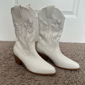 White Cowgirl Boots